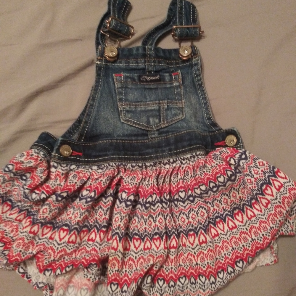 Girls overall dress
